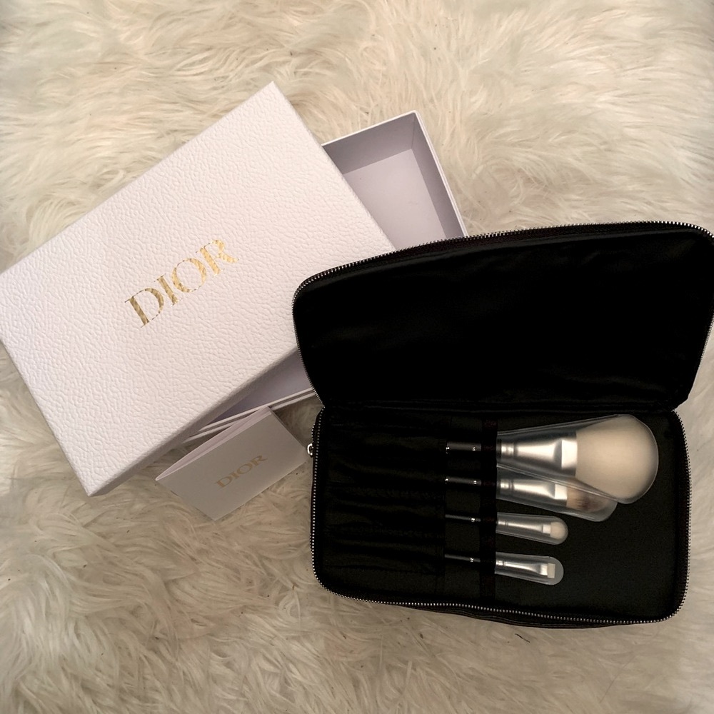 Dior Brush Set and Vanity Case